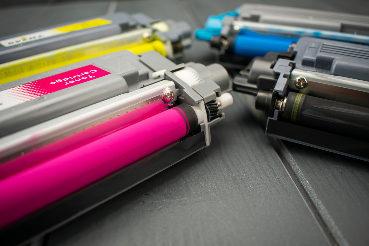 Four color toner cartridge of a color laser printer